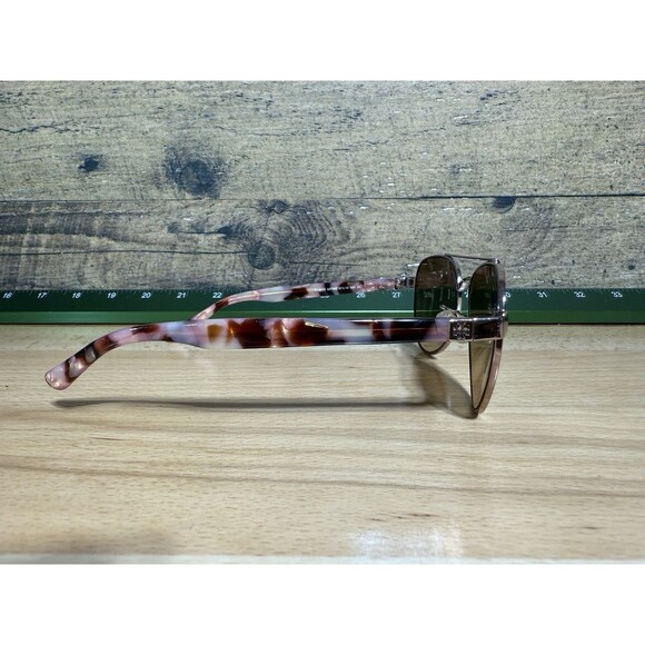 Tory Burch TY6070 32738Z 57 Rose Gold/Light Brown Gradient Mirror Sunglasses - Picture 4 of 14